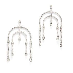 Crystal kamil earrings by Dannijo